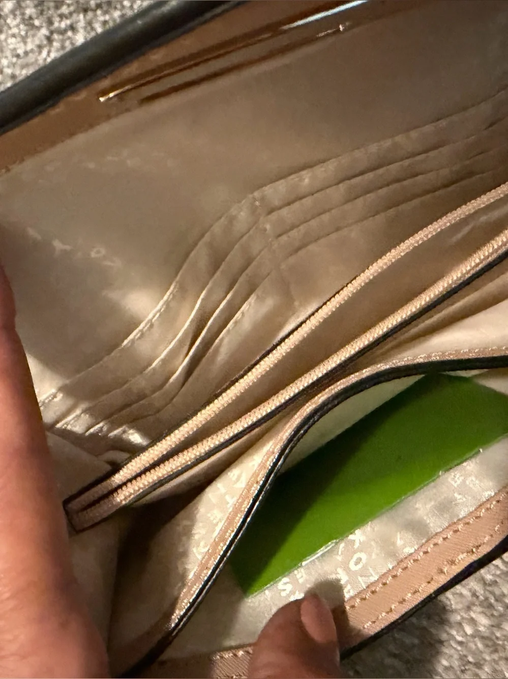 Kate Spade leather envelope crossbody purse